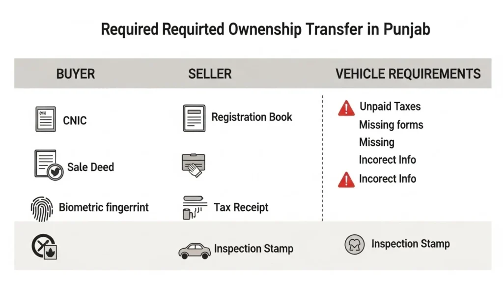 Guide to Vehicle Ownership Transfer in Punjab 2026 2 Documents Required for Vehicle Ownership Transfer