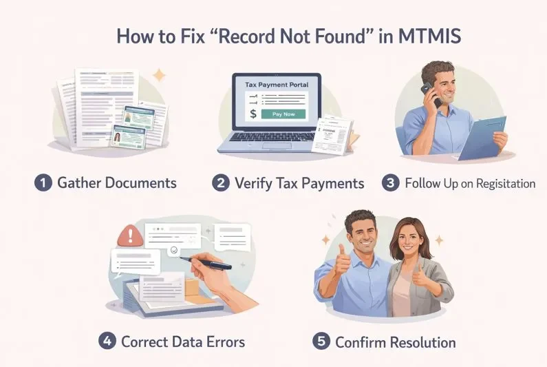 MTMIS Record Not Found: Causes and Solutions 2026 2 Step-by-Step Solutions to Fix Record Not Found