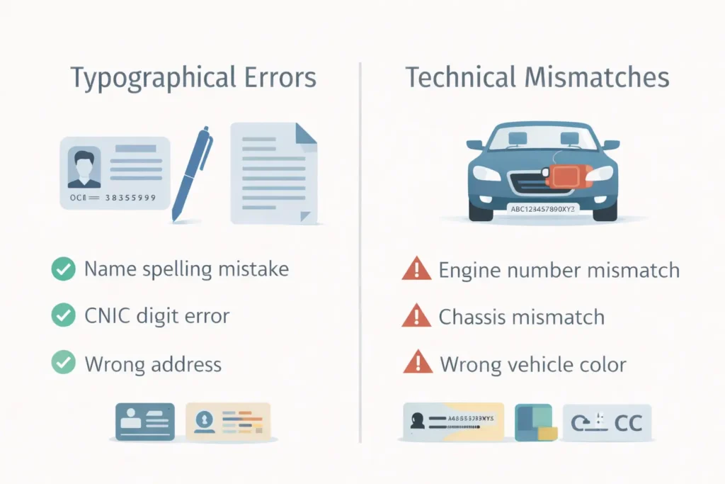 How to Correct Wrong Vehicle Details in Excise Punjab 2 Type of Error in Your Vehicle Record